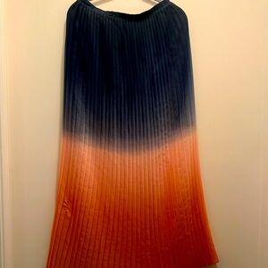 Cynthia Rowley pleated ombré skirt